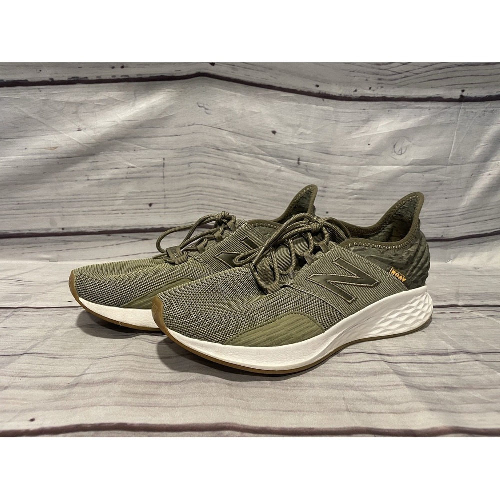 New Balance Fresh Foam Roav Mens 8 Olive Green Camo Running Shoes MROAVPO1